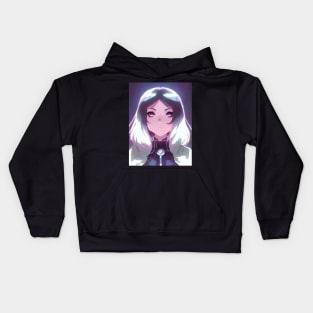 Distinctive Charm: Discover the Otaku Appeal of Cute Anime Girl's Unique Style and Pastel Colors Kids Hoodie